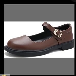 NEW ✨Classic Brown Mary Jane Shoes
